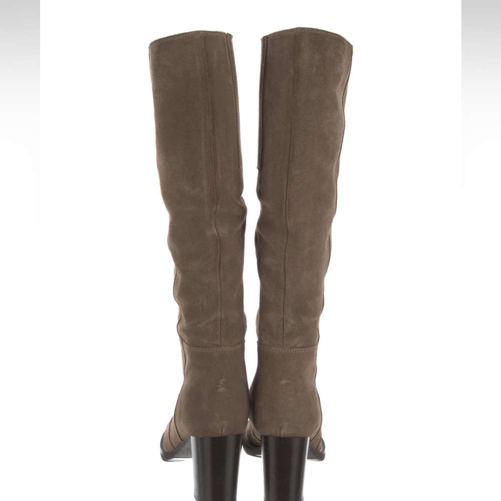 Aquatalia Brown Suede Knee-High Riding Boots – Size 7 - Picture 4 of 5